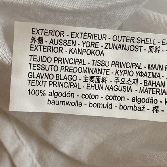 🌹NWT. Zara White Openwork embroidered V-neck Mini Dress. Size XL. - Picture 9 of 10